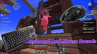 [Ranked Skywars] Keyboard and Mouse Sounds / / Logitech G502!