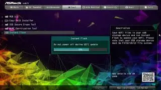 ASRock B550 Taichi Razer Edition How To BIOS UPDATE Instant Flash P1.90 to P3.90 #ASRock #Motherbord