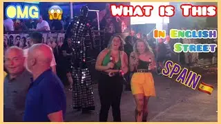Benidorm English Street Night Time || Disco 💃🏿 Nights || Amazing Nights #spain