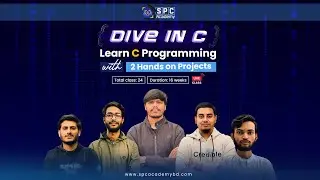 Dive in C: Learn C programming with 2 Hands-on Projects | SPC Academy