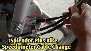 Splendor plus bike Speedometer Cable Change | Speedometer Cable Change