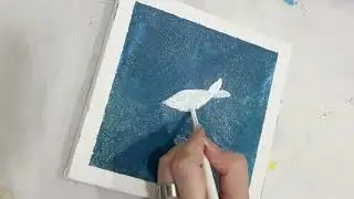Acrylic painting Internal Ocean view | satisfying