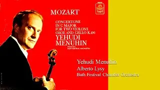 MOZART - Concertone K.190  ~ Yehudi Menuhin, Alberto Lysy, Bath Festival Chamber Orchestra
