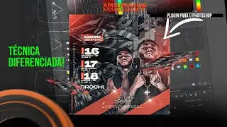 Como fazer AGENDA DE SHOWS DIFERENCIADA no photoshop ! ( usando um plugin diferenciado )