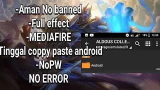 Script skin Aldous collector yang belum rilis NO PW mediafire