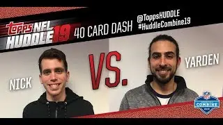 2019 Topps HUDDLE Combine: 40 Card Dash