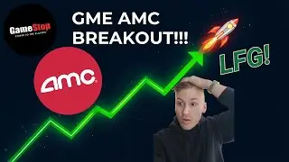 GME AMC BREAKOUT!!!! Falling wedge has been pierced!