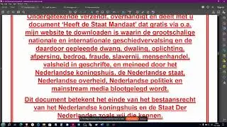 Verzoek Min. Justitie, OM, alle Politiecommissarissen en Politie om hun bevoegdheid aan te tonen