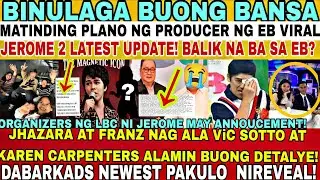 SHOCK😭JEROME MAY PANG GULAT NEWS 2 LATEST NEWS BALIK EB NABA? 2 CLONESVIRAL PRODUCER MAY COMEBACK❓