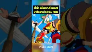 This giant nearly crushed the Straw Hats
