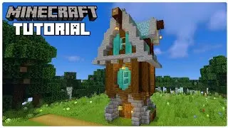 Minecraft 1.16: Small Fantasy Medieval House  [How to Build] | (tutorial) | (Mcpe/Mcbe/Mcpc)