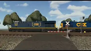 Massive CSX ET44AC Intermodal Train Catches Everyone&rsquo;s Attention! (Long & Powerful Consist