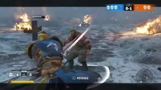 For Honor - High level Warden -Outnumbered Gameplay