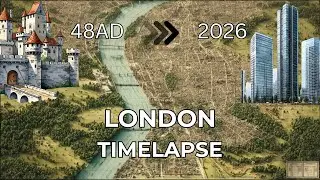 London timelapse 3D - 48 AD to 2026