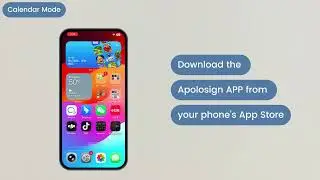 Apolosign Digital Calendar Setup Guide