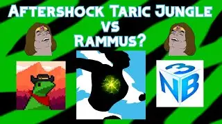 10.16 GrandMaster Taric Jungle Gameplay -- Aftershock Runes vs Rammus (NB3 and IKeepItTaco)