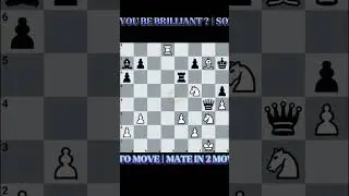 ♟️🔥Simple Position, Deadly Mate | White to Move in 2 #chessgame #trending #shortvideo