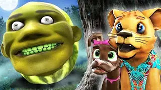 LIN GANG MELON следует за нами... (Gmod Sandbox)