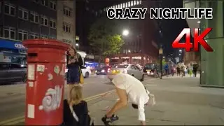 Manchester Crazy Nightlife | Party Scene & Single Women in the UK | Best Nightclubs & Bars - 4K HDR