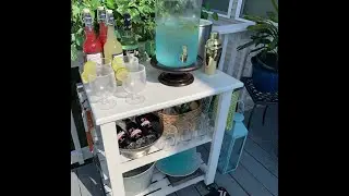 Summer Bar Cart and Drink Collab 2019 #summerbarcartanddrink2019