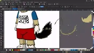 Arquivo Digital - Scrap Plus - Zabivaka Mascorte da copa 2018 em CorelDRAW x8