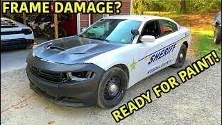 Rebuilding A Wrecked 2018 Dodge Charger Police Car Part 3