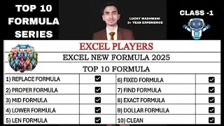 Top 10 Excel Formulas | All Excel formulas and functions