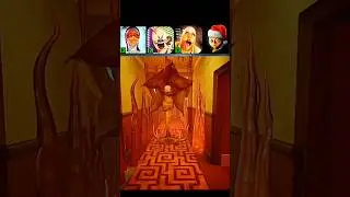 evil nun x icecream man x mr meat x the baby in yellow #granny #gaming #shorts #trending