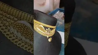 How to make gold Choker Necklace #goldjewellery #chokernecklacedesigns #making