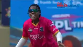 Aaliyah Alleyne's Sends Off Stump Flying! | CPL 2025