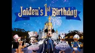 Disney-Inspired Kids Birthday LED Backdrop | Magical Castle Theme Animation