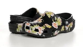 Классические сабо Crocs с цветочным принтом Артикул: 9429726