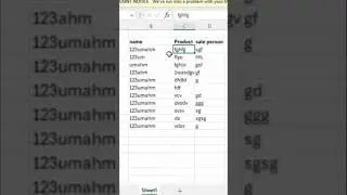Replace asteriks in excel #excelformulahacks #exceleducation