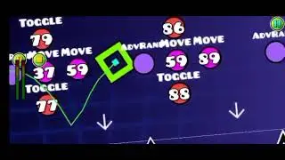 Обзор на первый парт в момент уровне для Random gauntlet CC/Geometry dash