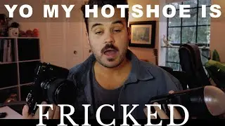 Broken Camera Hot Shoe WORKAROUND | Fuji GFX 50r