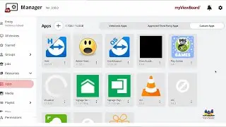 myViewBoard Manager: Deploying Apps