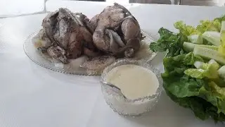 Poulets Cuits a la Vapeur  الدجاج مبخر