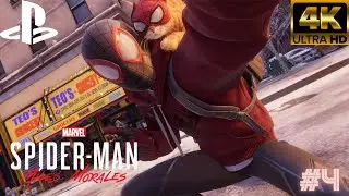 SPIDER-MAN MILES MORALES PS5 Walkthrough Gameplay Part 4 - SAVING CAT (FULL GAME) No Commentary