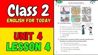 Class 2 || English For Today || Unit 4 Lesson 4 Page 41 || দ্বিতীয় শ্রেণীর ইংরেজি