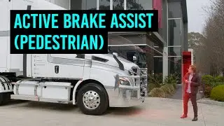 Freightliner Cascadia - Safety Feature: Active Brake Assist (Pedestrian)