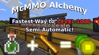 Minecraft McMMO: Fastest Alchemy XP Grinder