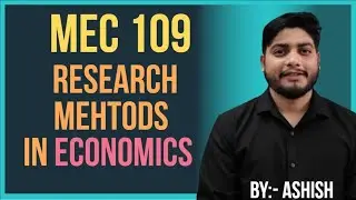 MEC-109 Research Methods in Economics | Last Day Important PYQs PDF | Exam Pass Guaranteed!