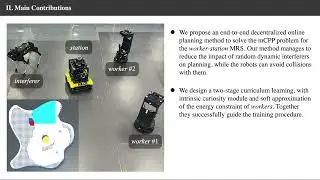 Learning to Coordinate for a Worker-Station Multi-robot System in Planar Coverage Tasks