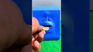 how to open automatic blue face bank coin collect || popular coin box (hc.441) #shortsfeed #viral