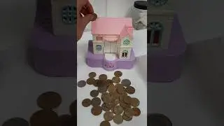TOSS LOL COINS ASMR#MONEY BOX SAVER#SATISFYING#youtube short