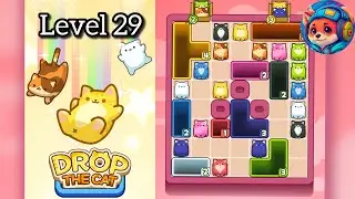 Drop the cat Level 29 &ndash; Puzzle Game Walkthrough & Solutions | Mobile Gameplay 