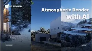 One-Click AI Archviz of Realistic 3D Environments | AI Atmosphere Match