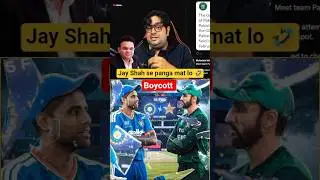 Pakistan Boycott Drama 🤣 funny roast😜| IND VS PAK | #t20worldcup