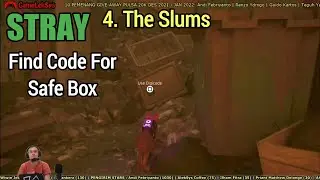 STRAY Part 4. The Slums - How To Find Safe Box Password And What Is Inside The Safe Box