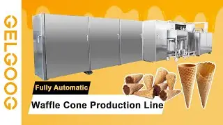 Automatic Waffle Cone Producton Line | How It's Work #short